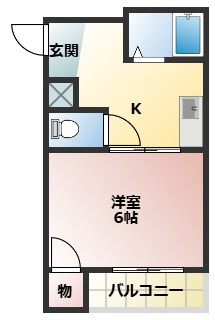 第一前田ハイムの間取り