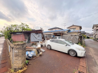 【外観】 | 新発田市緑町1丁目　軽量鉄骨造上物付き土地