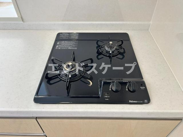 ルピナス　Ｂのキッチン|ガスコンロ
高崎、前橋のお部屋探しはエンドスケープまで！お客様の理想お聞かせ下さい♪