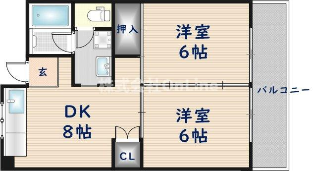 【間取り】 | シャンポール東大阪