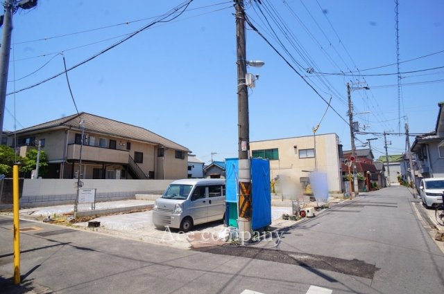 【前面道路含む現地写真】 | 東住吉区住道矢田4丁目　【1号棟/全4棟】 | 【現地】