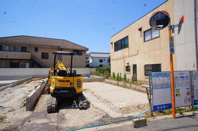 【前面道路含む現地写真】 | 東住吉区住道矢田4丁目　【1号棟/全4棟】 | 【現地】