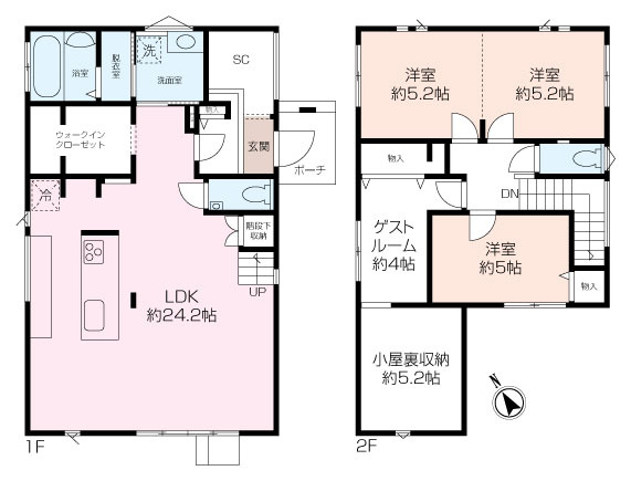 鎌倉市関谷 中古注文住宅の画像