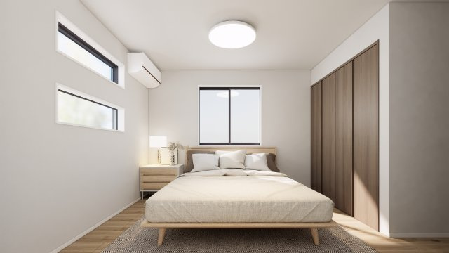 板橋区西台2丁目 限定1棟の完成予想図|1階5.9帖洋室は2面開口の明るく快適な洋室です
壁面ワイドな収納が魅力的です
イラストは図面を基に起こしたもので実際のものとは多少異なる場合がございます