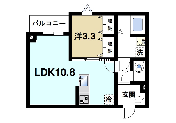 ジーメゾン大和郡山カシータの間取り