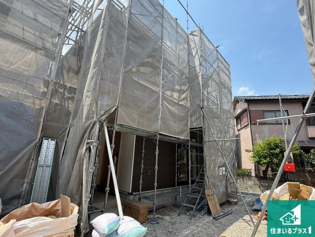 交野市神宮寺　第7期　新築一戸建ての外観|現在建築中！落ち着いた街並みで新生活を始めることが出来そう！周辺の物件も併せてご紹介させて頂きます！