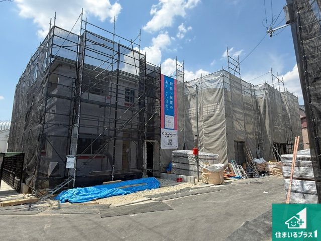 交野市神宮寺　第7期　新築一戸建ての外観|現在建築中！落ち着いた街並みで新生活を始めることが出来そう！周辺の物件も併せてご紹介させて頂きます！