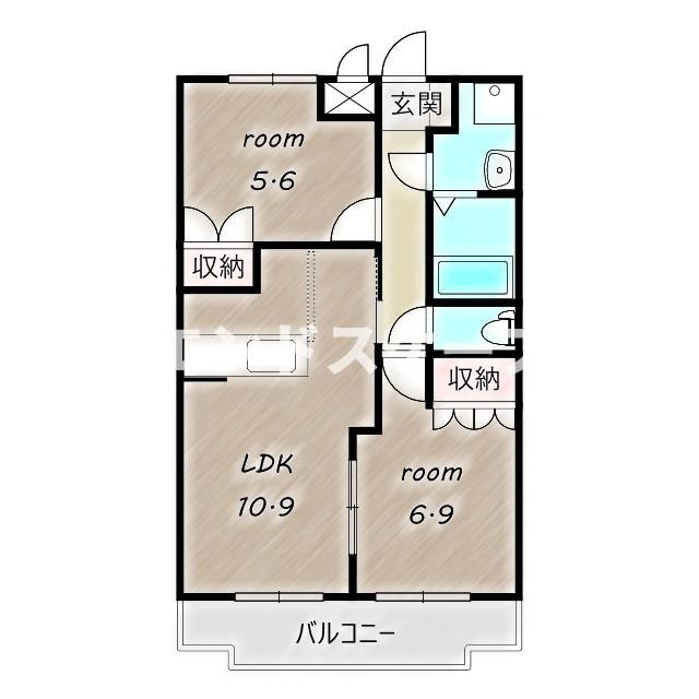 シャンティの間取り|高崎、前橋のお部屋探しはエンドスケープまで！お客様の理想お聞かせ下さい♪
