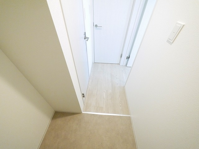 ジーメゾン大和郡山カシータの玄関