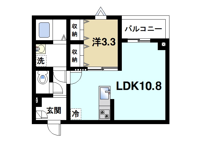 ジーメゾン大和郡山カシータの間取り