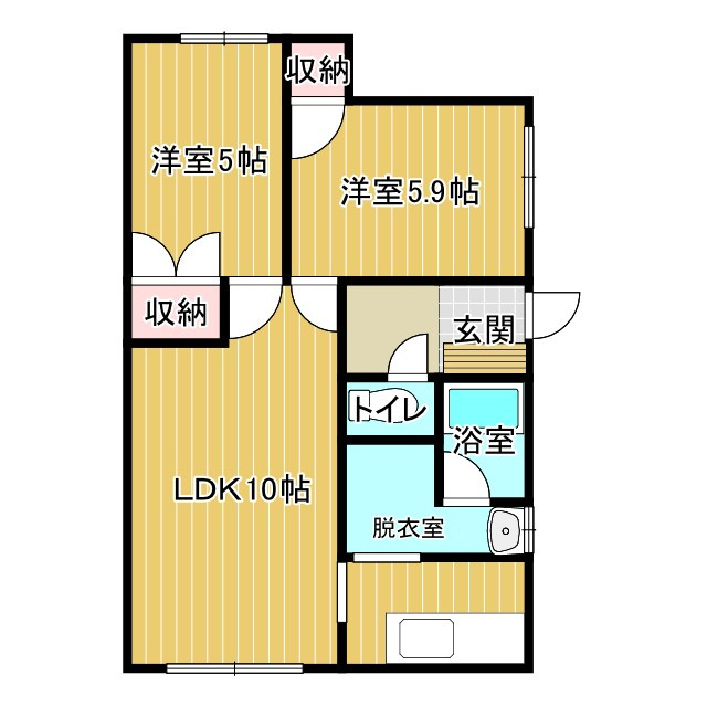 レスト石黒の間取り