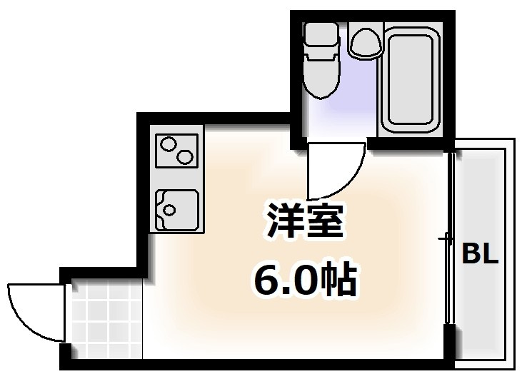 コーポ万代の間取り
