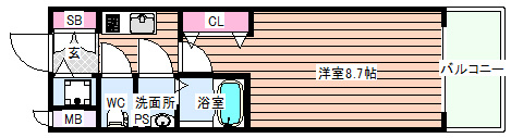【間取り】 | エストーネ江坂