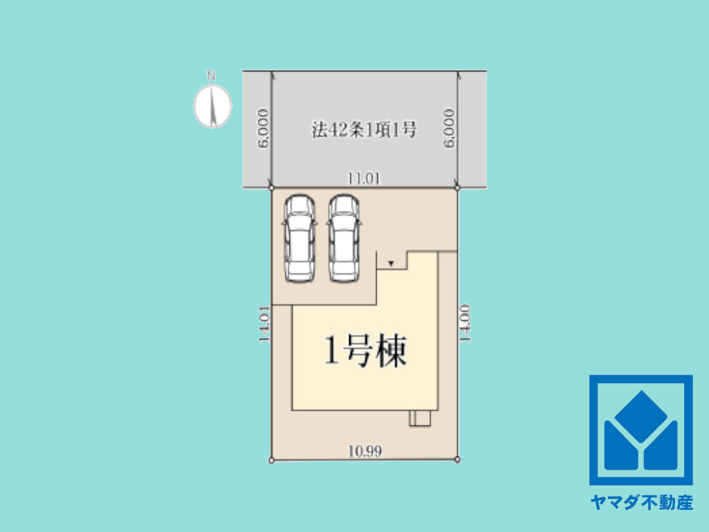 宇治市伊勢田町名木１丁目の区画図