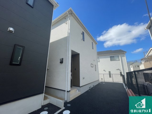 交野市神宮寺　第7期　新築一戸建ての外観|お客様に長く安心して住んでいだだける事にこだわった家づくり！住んでからのアフターサービスにもしっかりと取り組んでいます！