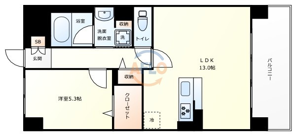 フレシール・アビタシオンの間取り|フレシールアビタシオン　間取り
