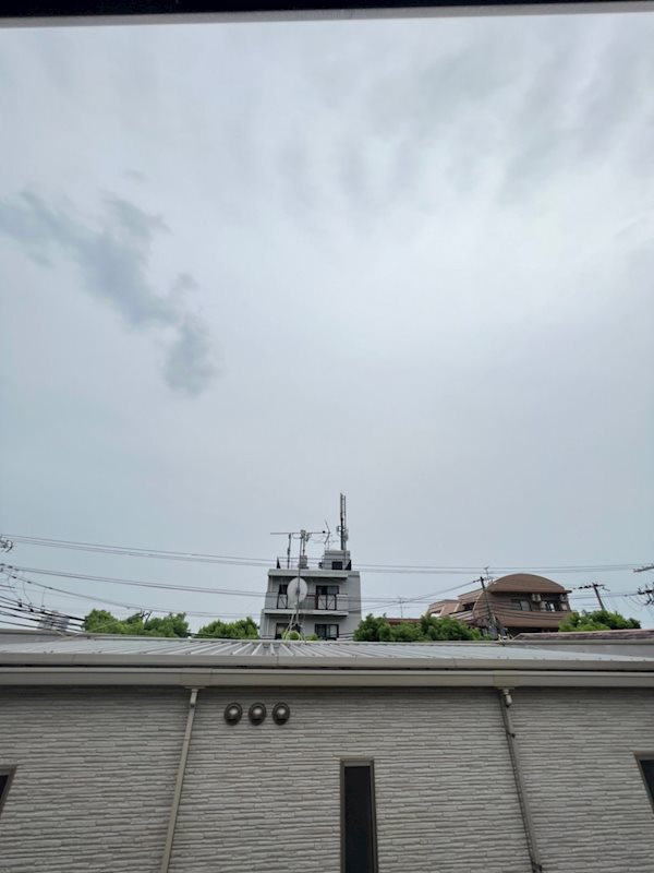 神戸市中央区籠池通３丁目のアパートの展望