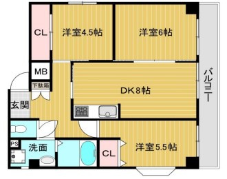 Regulus水木通の間取り