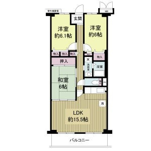 フォリア岡本の間取り