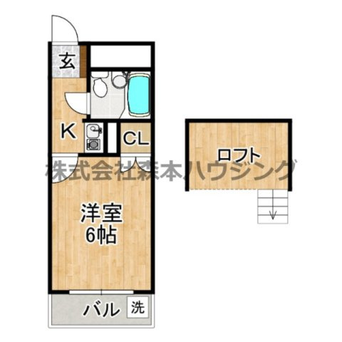 【間取り】 | 　ヨーロピアンKS