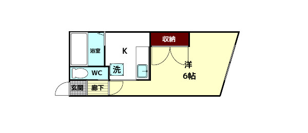 諏訪東生駒ビルの間取り