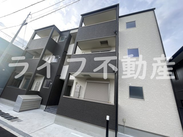 ジーメゾン東大阪寿クラディアの外観|外はこのようになっています