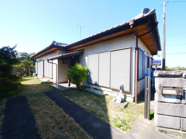 大網白里市南今泉　平屋中古戸建の庭|敷地約60坪　４DK平屋平成元年築   白子海岸まで車約5分  