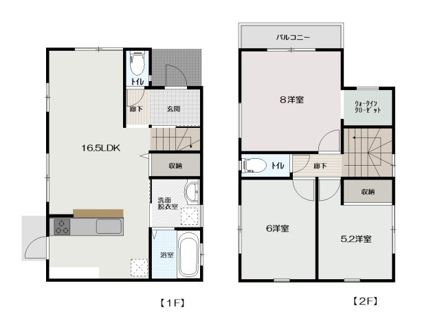 高知市一宮東町2丁目　中古戸建ての間取り