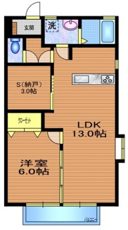 【間取り】 | カーサヴェルデ南荻窪 D棟 | ※反転タイプです。
