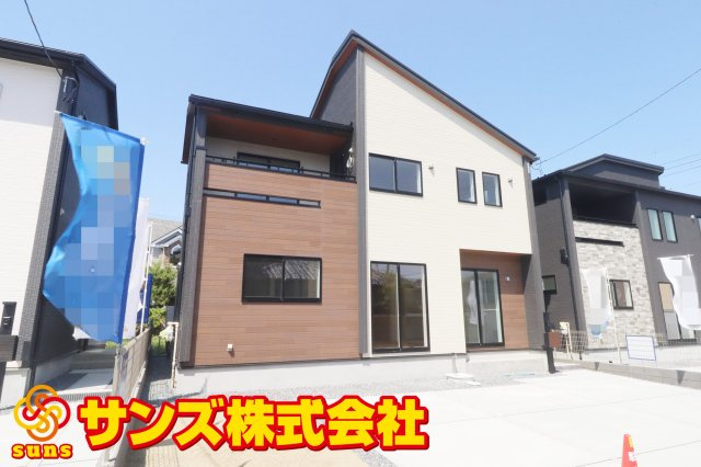 郡山市久留米2丁目　　　　2号棟　　　桜小学校、郡山第３中学区の外観|南西側から見た外観