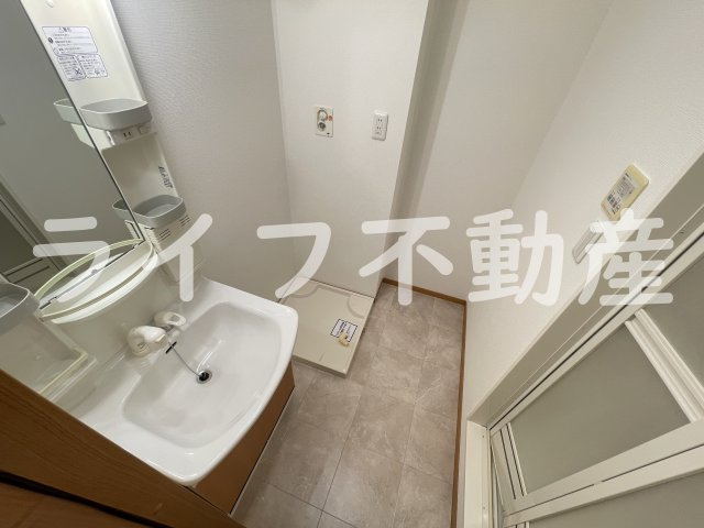 リバーサイド・ルーチェBの洗面所|洗面所です
