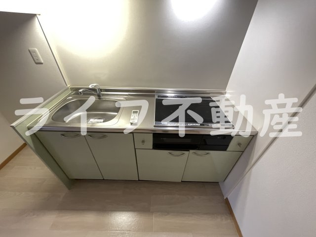 リバーサイド・ルーチェBのキッチン|使いやすいキッチンです