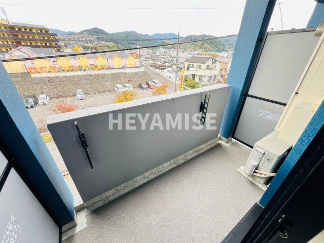 ヴィオラ東町Ⅱのバルコニー|※同物件反転タイプの写真でございます※現況を優先します※