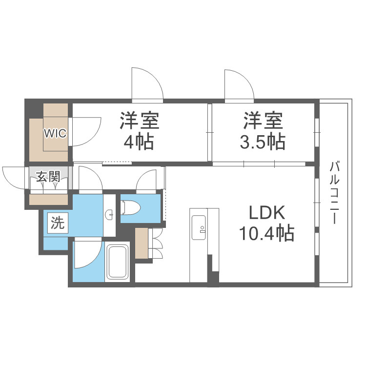 STANDZ新大阪の間取り