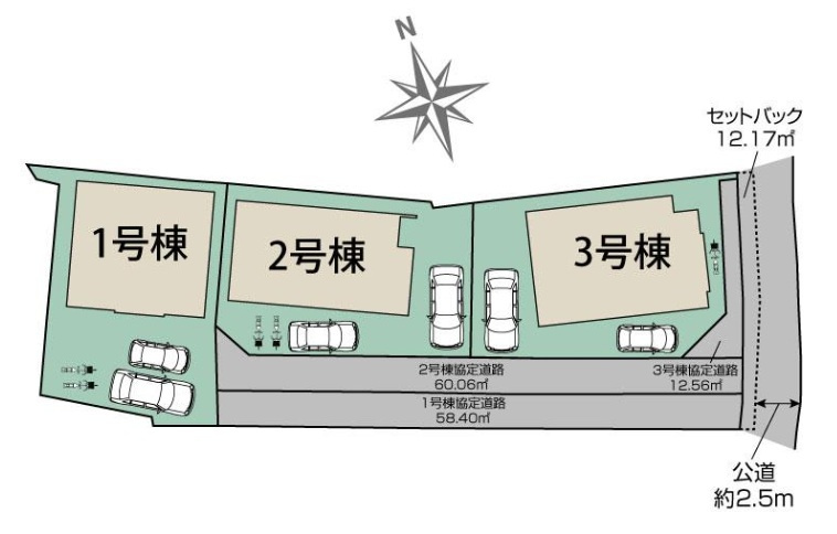 明石市魚住町中尾の区画図