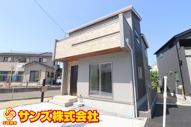 郡山市久留米2丁目　　　　4号棟　　　桜小学校、郡山第３中学区の外観|南東側から見た外観