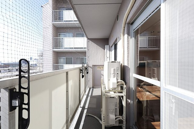 ドルミ新淀川15番館のバルコニー
