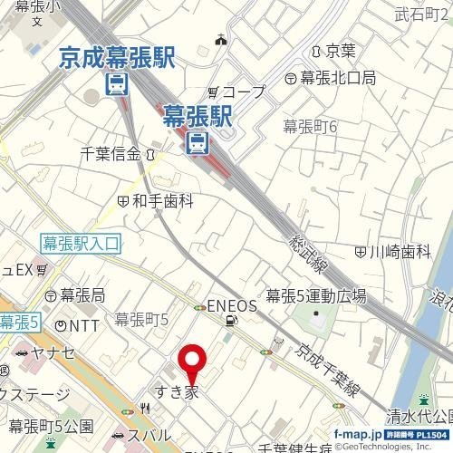 Ｈａｋｕｓｕｉ幕張の地図