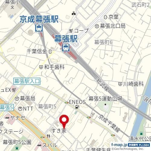 Ｈａｋｕｓｕｉ幕張の地図