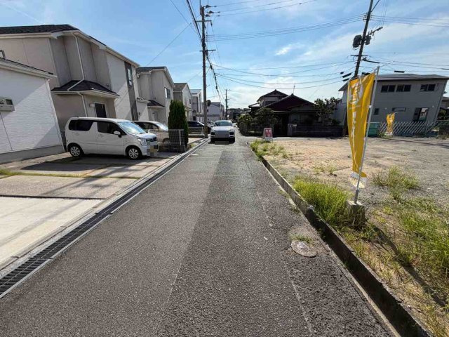 湯川新町一丁目（9期）の前面道路含む現地写真|現地（2026年7月30日）撮影