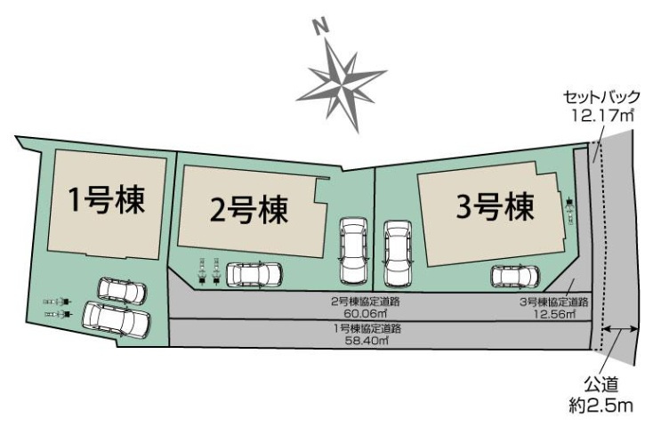 明石市魚住町中尾の区画図