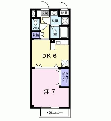 ペンサミエントＡの間取り