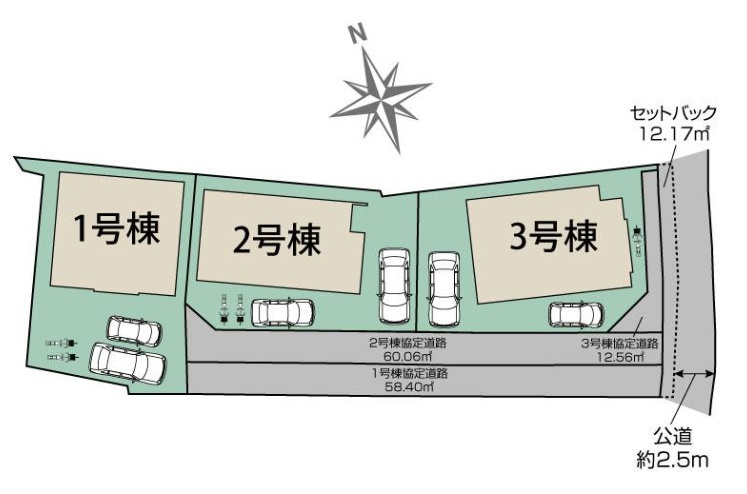 明石市魚住町中尾の区画図