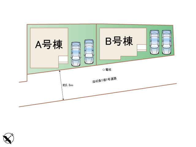 多賀城市明月の区画図