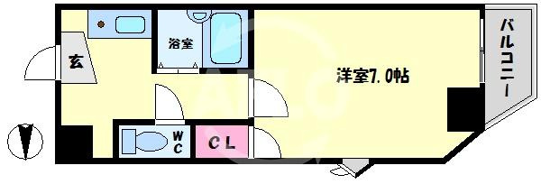 ラピス天満橋の間取り|ラピス天満橋　間取り