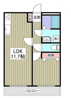 【間取り】 | 第六竹石マンション | 間取りです。