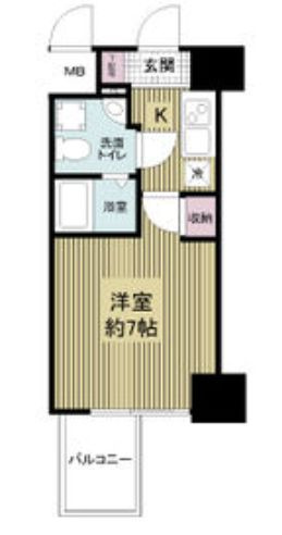 APRILE南森町の間取り