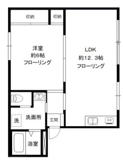 【間取り】 | メゾン・ドゥ南馬込 | 間取りです。