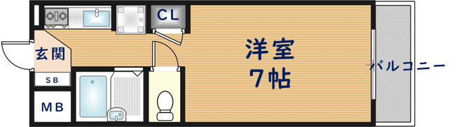 【間取り】 | ノアーズアーク長田21