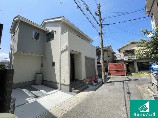京都市山科区大塚南溝町　第1期　新築一戸建ての前面道路含む現地写真|周辺は落ち着いた街並みの住宅地！子育てがしやすい住環境です！まだ未完成ですが、現地でしかわからない事もございます。是非一度ご覧ください。